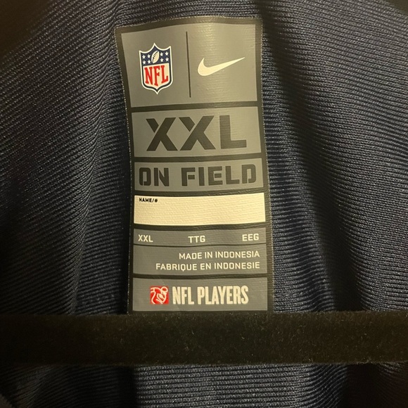 NIKE-Bailey Zappe ,Navy ,New England Patriots Game Player Jersey - Picture 4 of 5